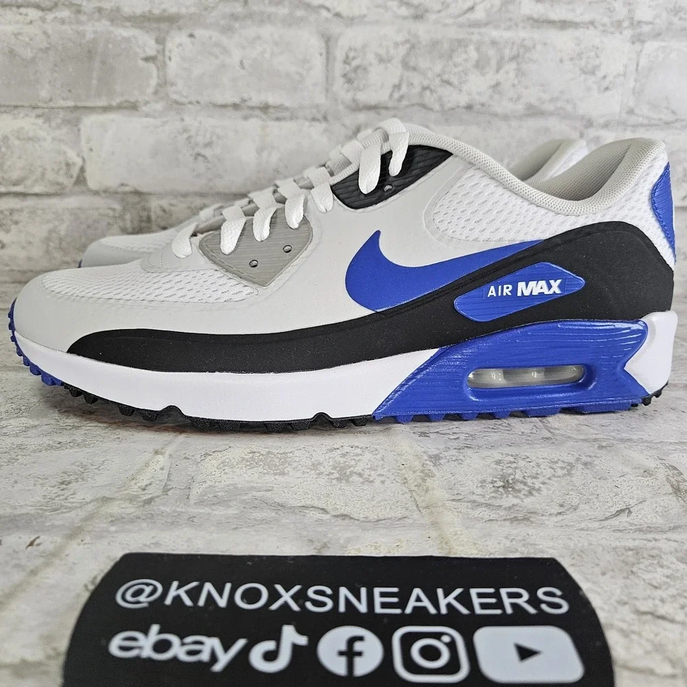 Nike Air Max 90 G TB White Game Royal Black DX5999 141 Men's Size 12